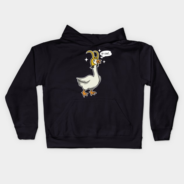 Honk Loki Kids Hoodie by peekxel